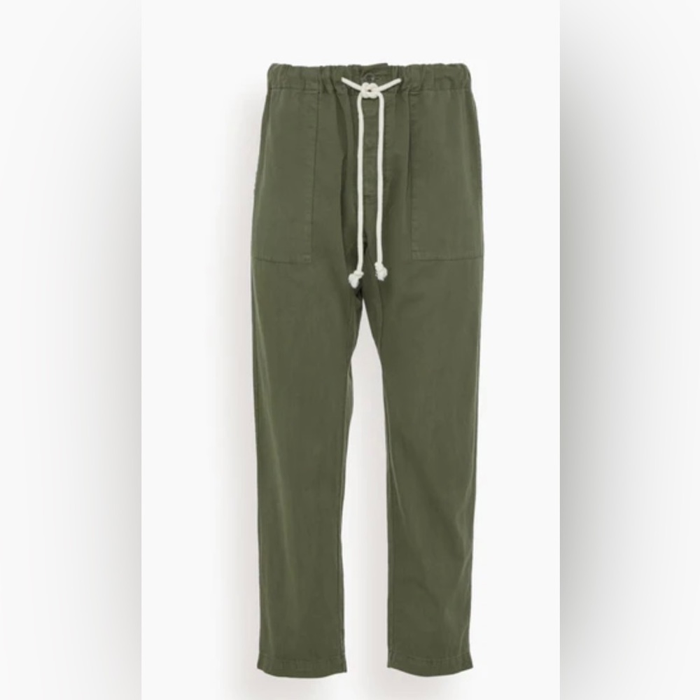 NEVER WORN xirena eliott twill pant in olive green